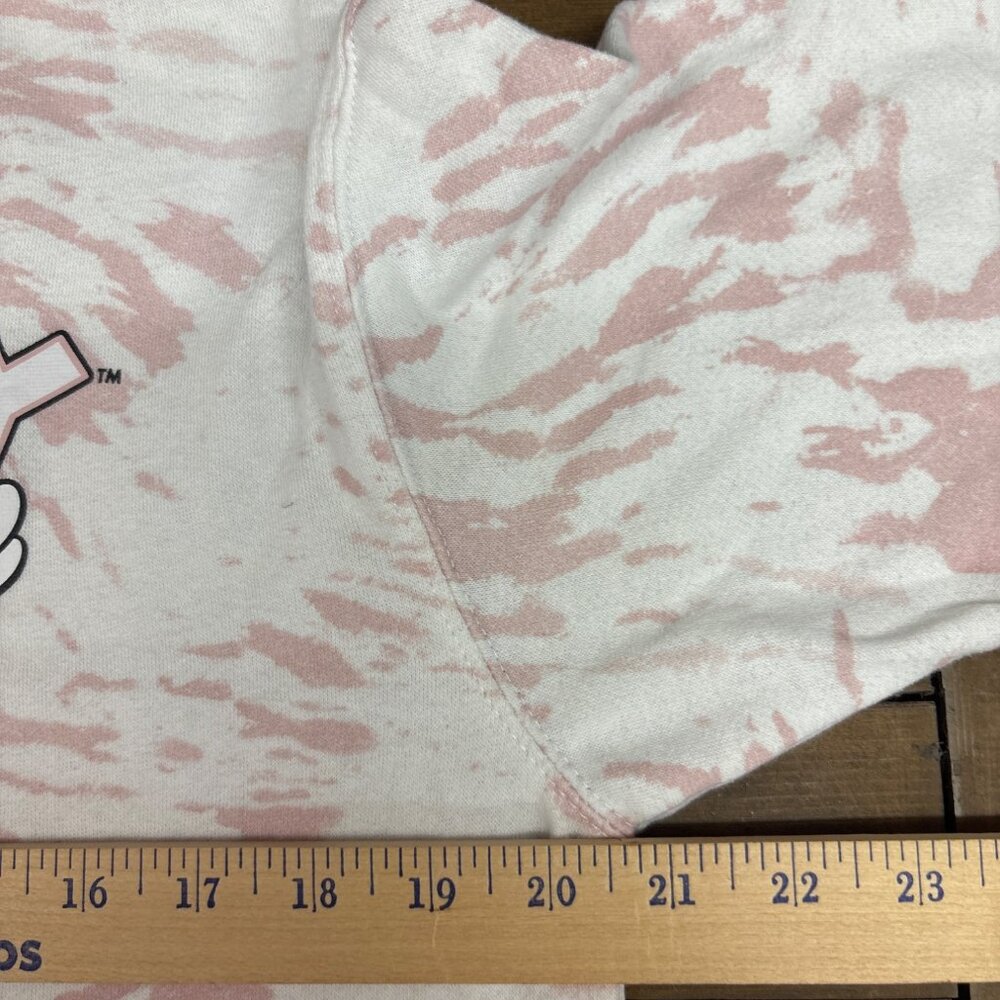 Tom & Jerry Womens Tie-Dye Sweatshirt S White & Pink - Picture 6 of 6